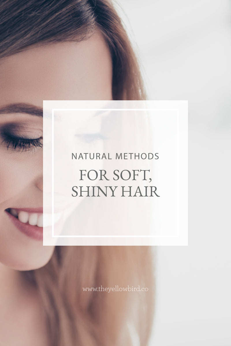 Natural Methods for Soft, Shiny Hair