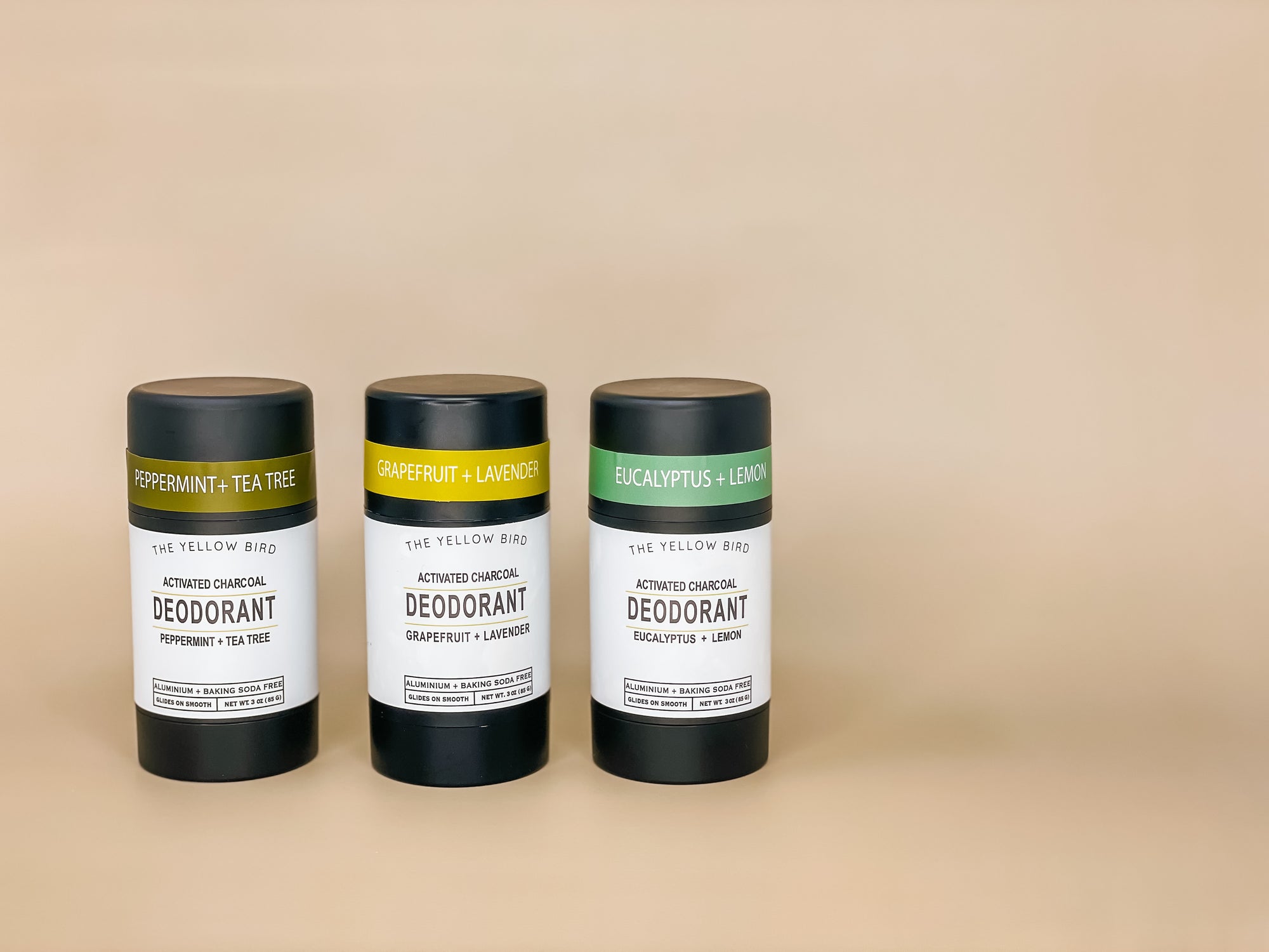 yellow bird all natural deodorant collection
