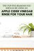 Yellow Bird Blog Apple cider Vinegar Rinse for Hair and Recipe