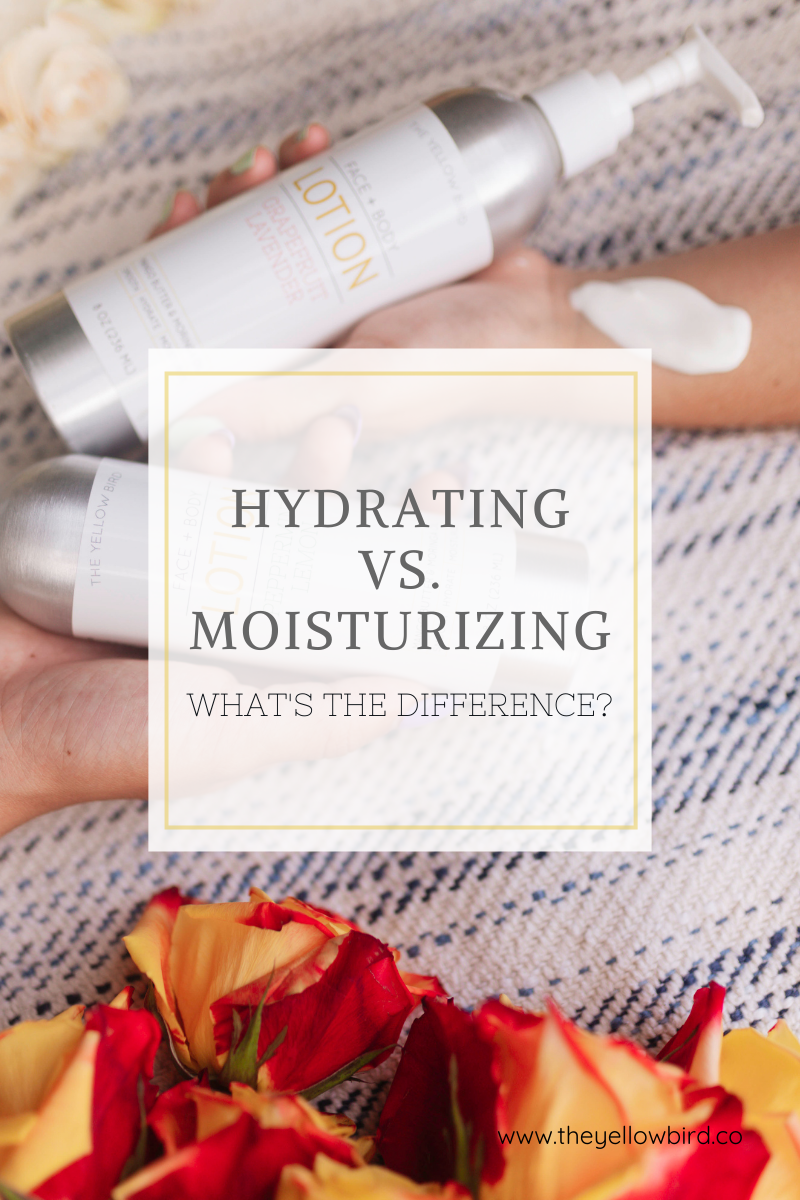 Hydrating vs. Moisturizing: What's The Difference?
