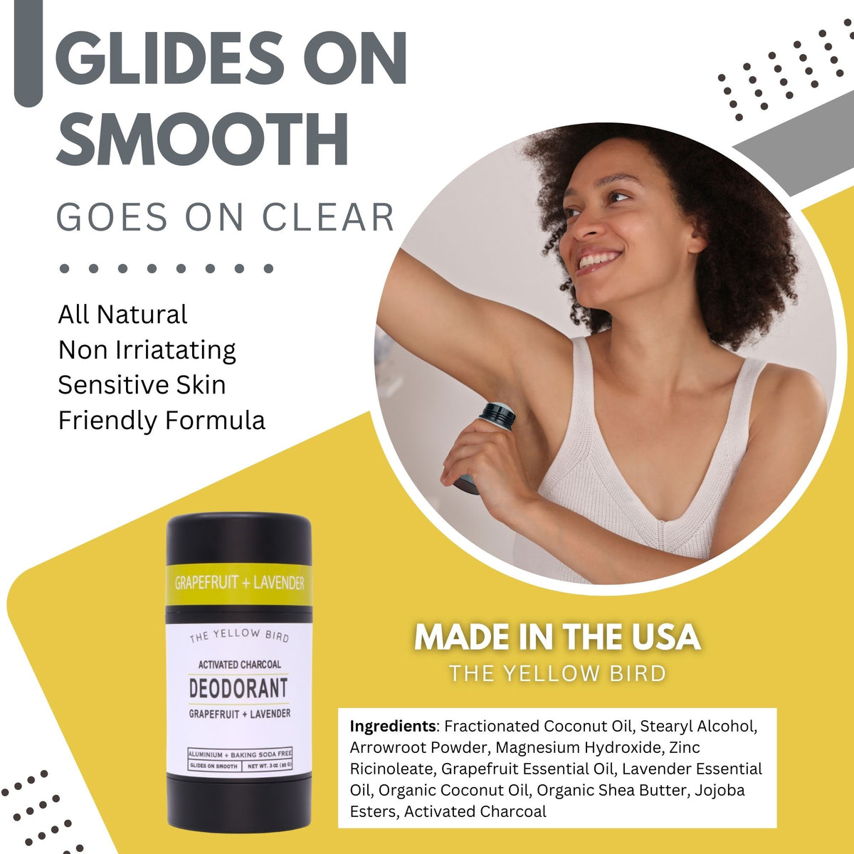 Natural Grapefruilt Lavender Deodorant