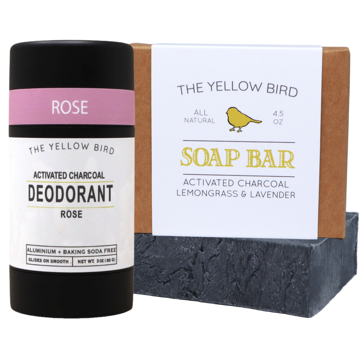 Pit Detox Bundle | Deodorant + Lavender, Lemongrass, Charcoal Soap Bar