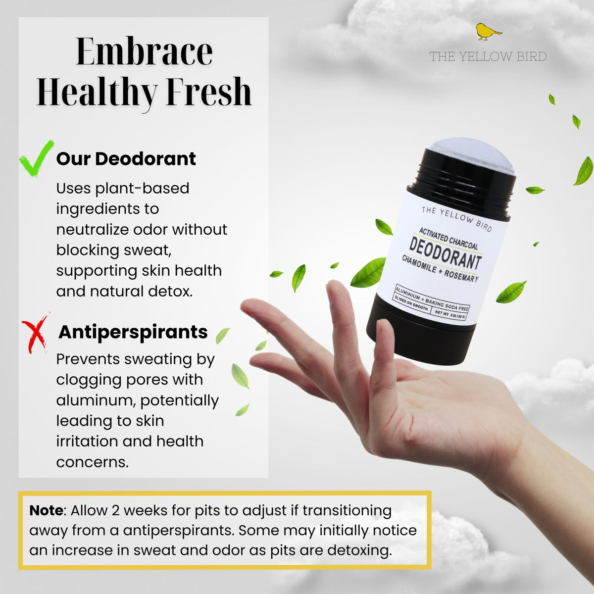 Chamomile Rosemary Deodorant