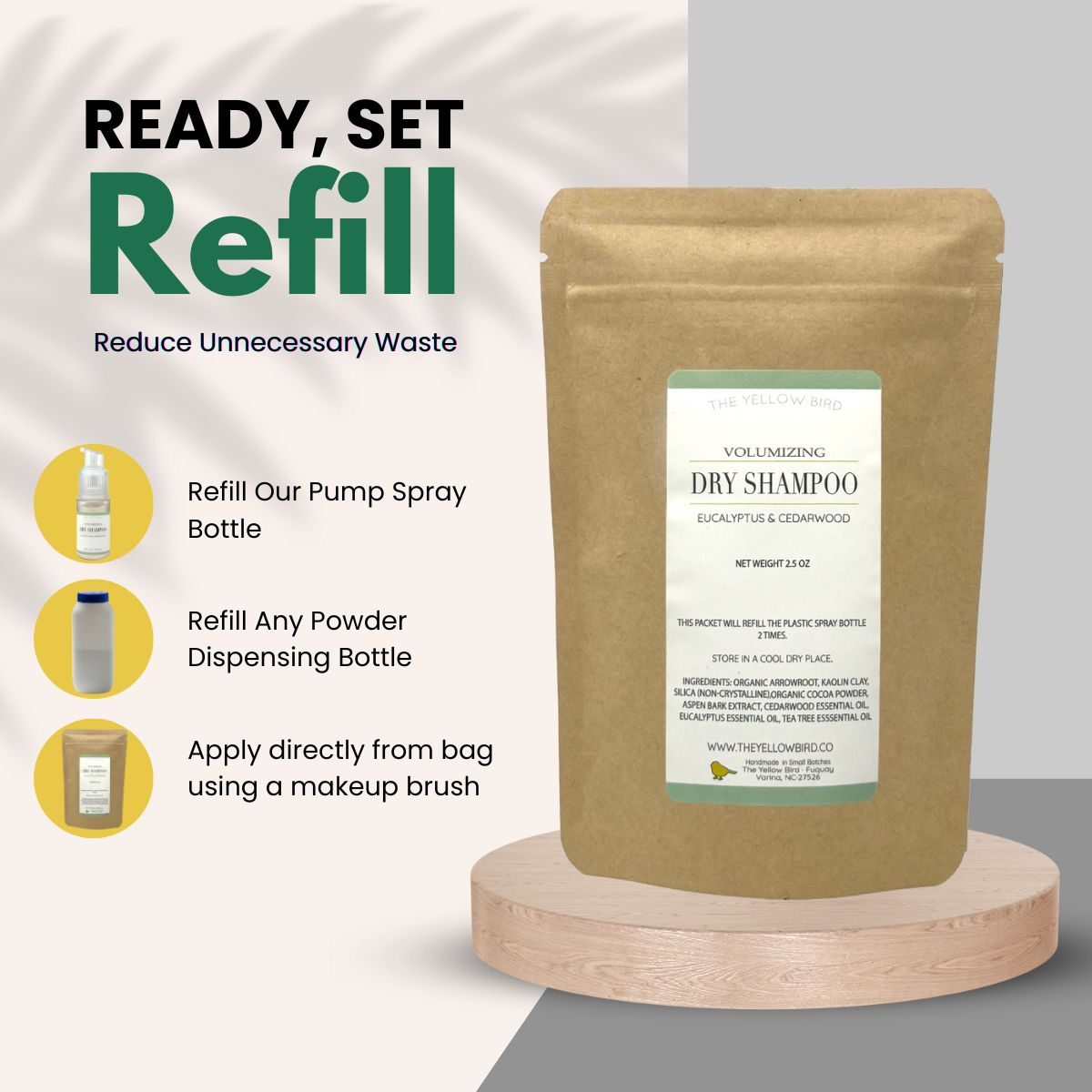 Eucalyptus Cedarwood Dry Shampoo