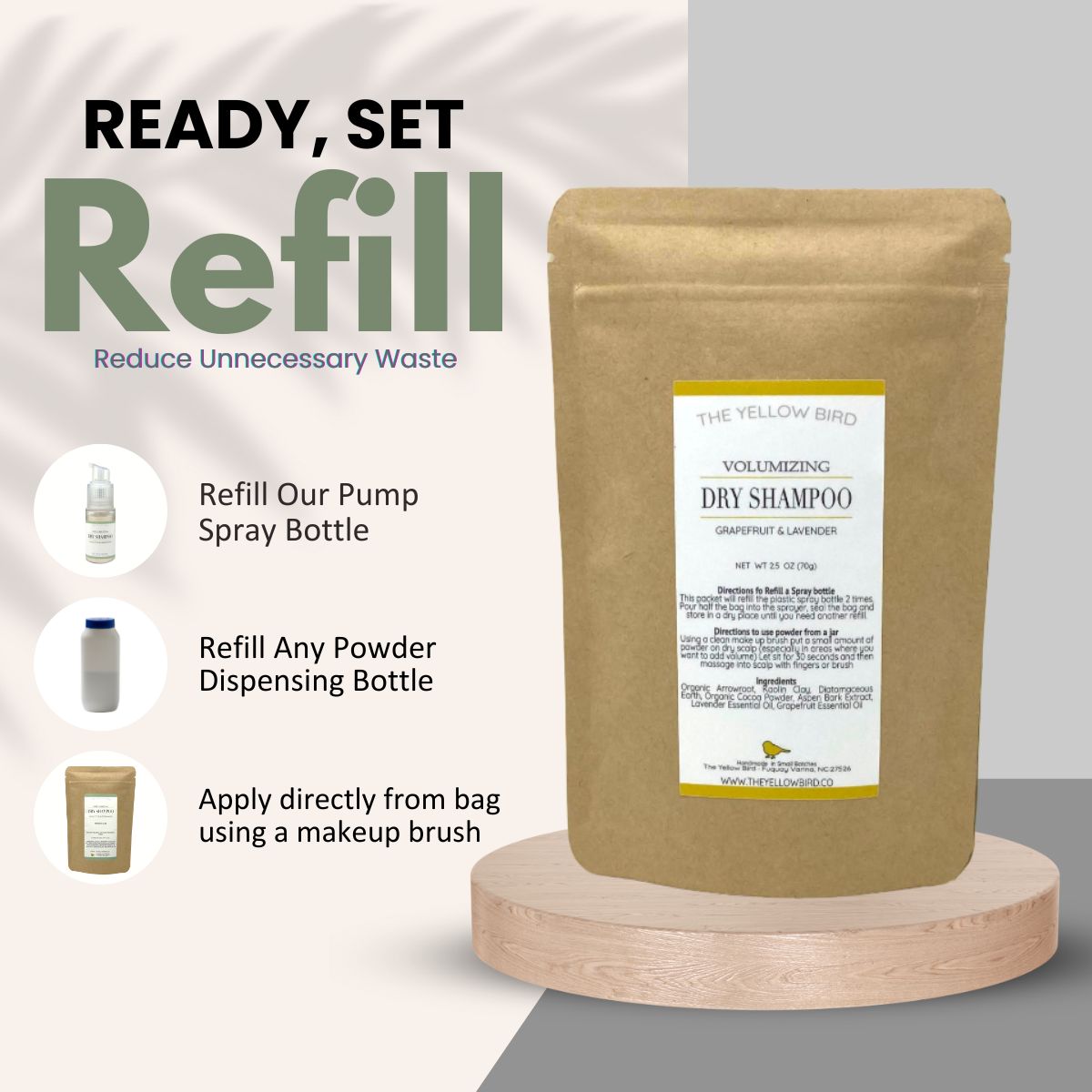 Grapefruit Lavender Dry Shampoo