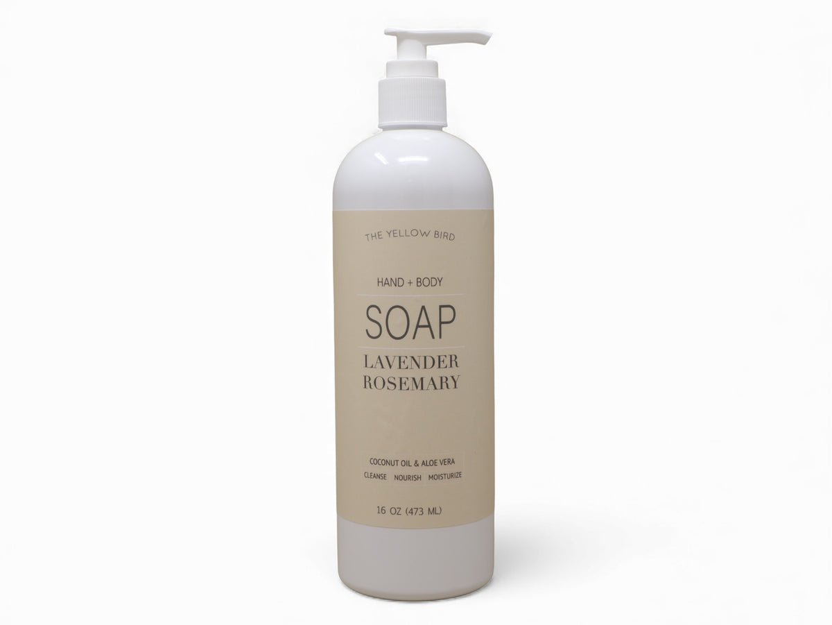 Lavender Rosemary Liquid Hand Soap and Body Wash