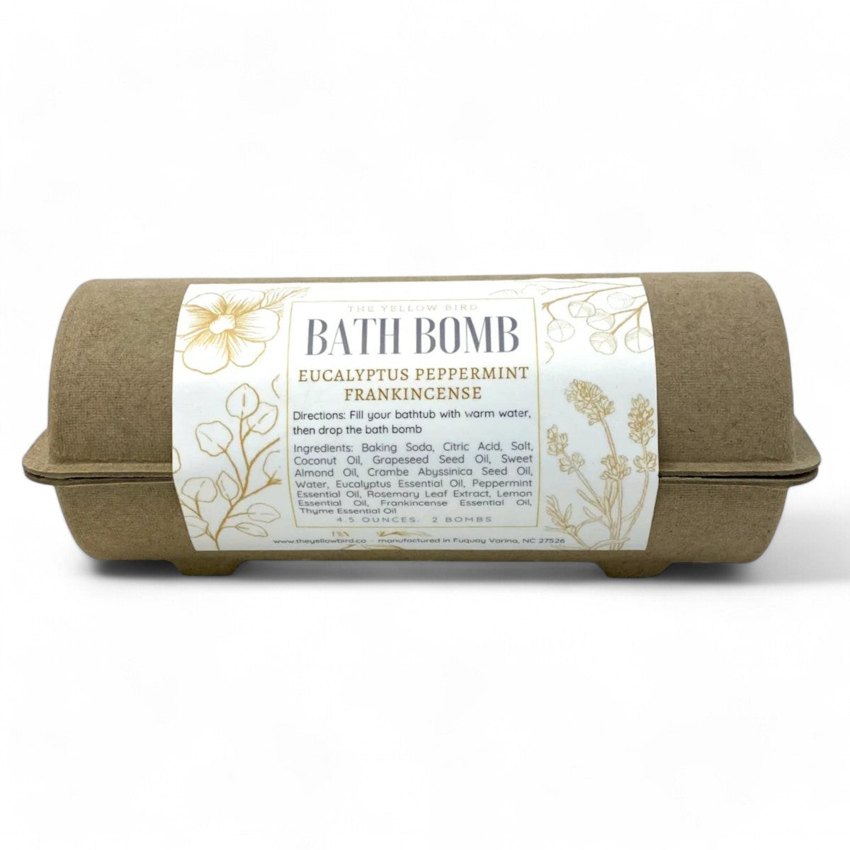 Eucalyptus Peppermint Frankincense Bath Bomb - 2 Pack