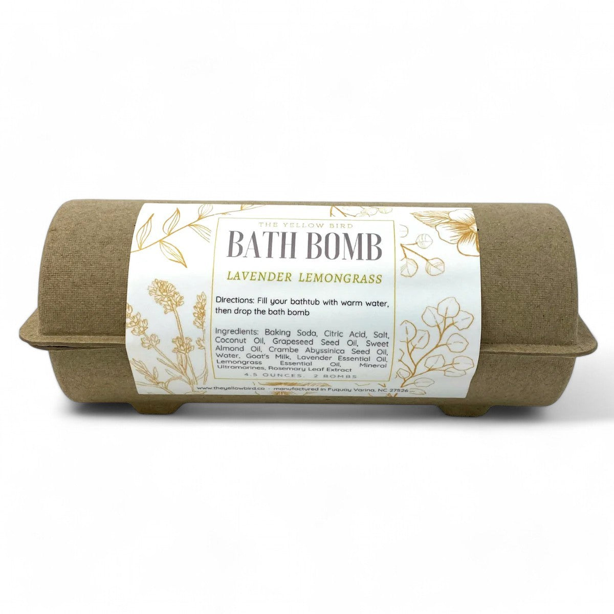 Lavender Lemongrass Bath Bomb - 2 Pack