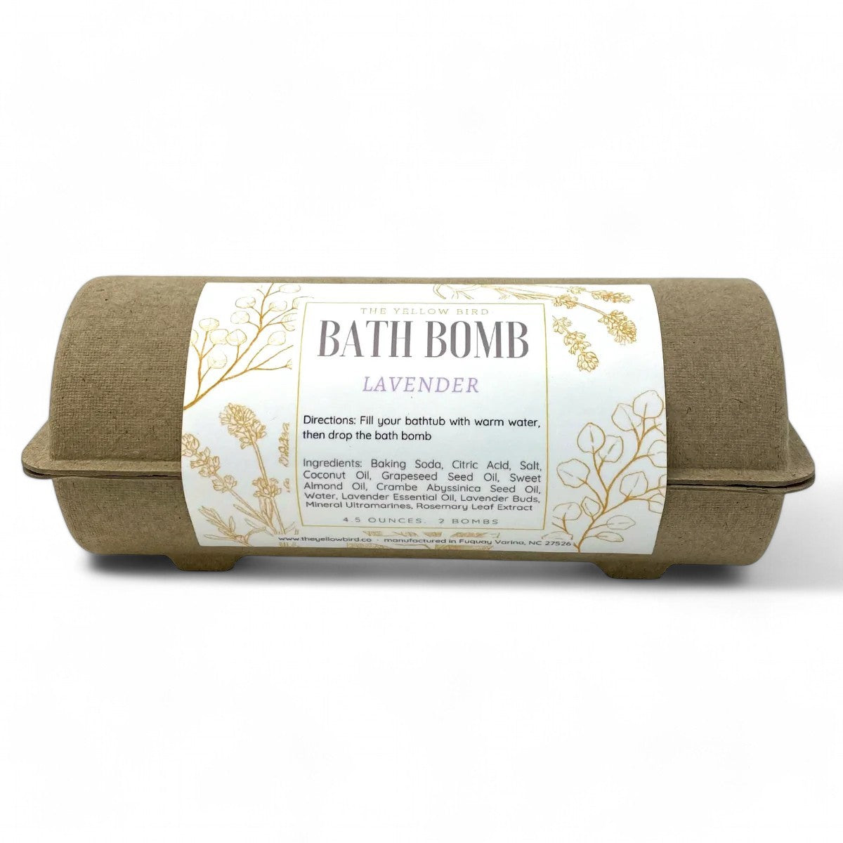 Lavender Bath Bomb - 2 Pack