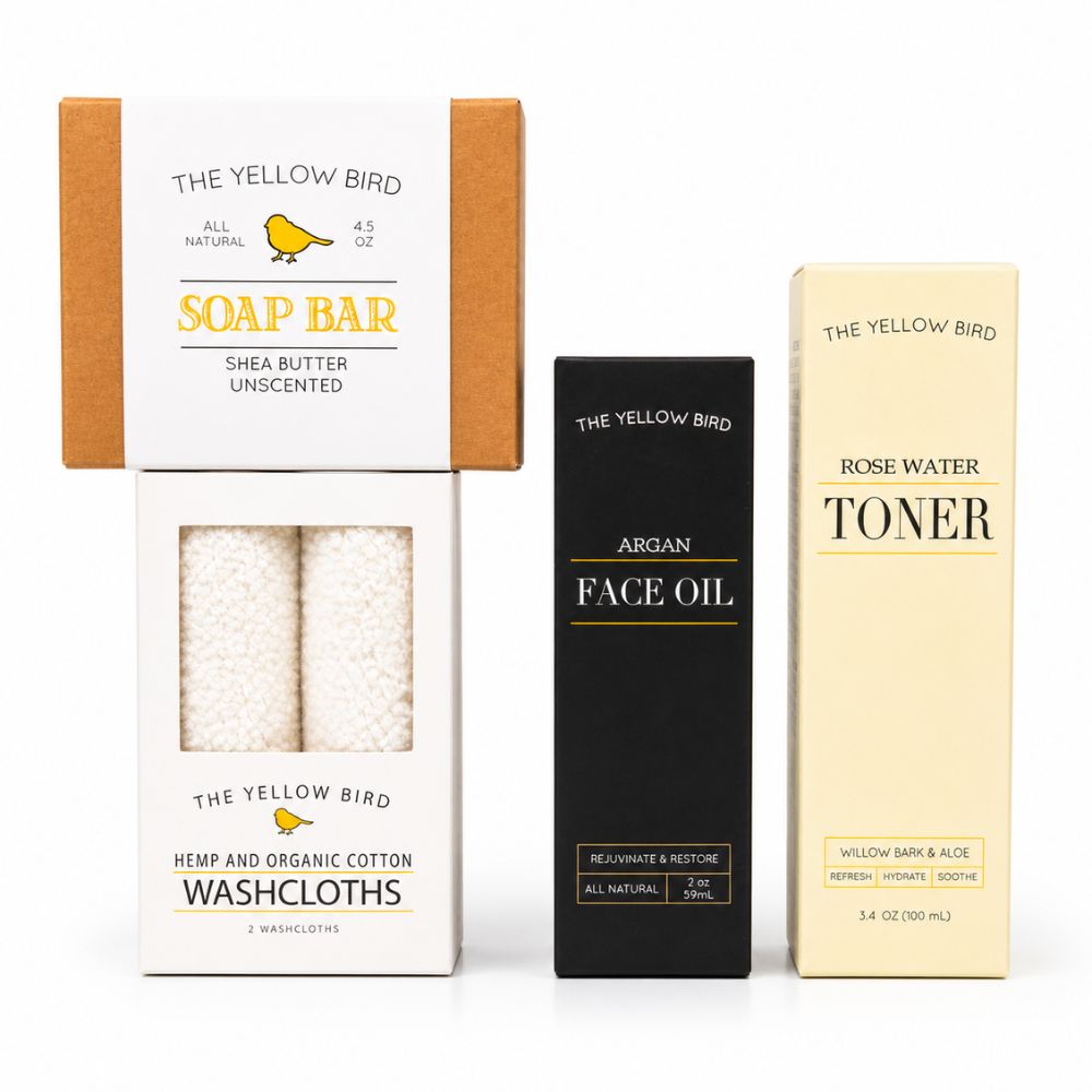 Calm and Soothe Sensitive Skin Routine Kit by The Yellow Bird