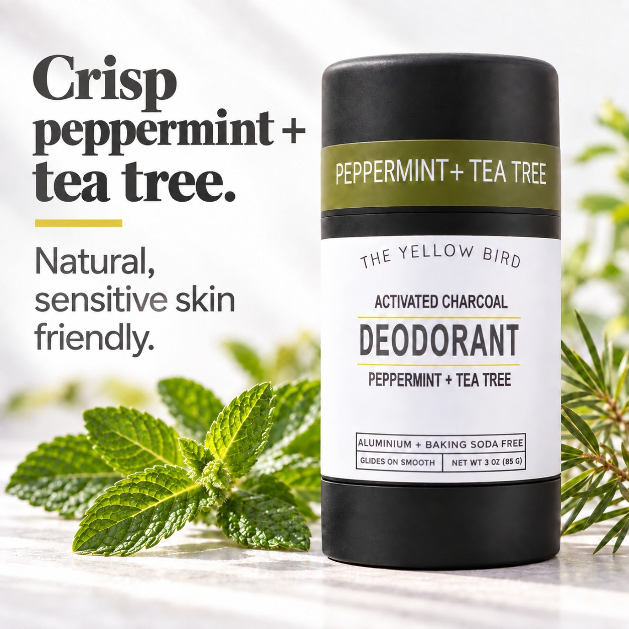 All Natural Baking Soda Free Deodorant - The Yellow Bird
