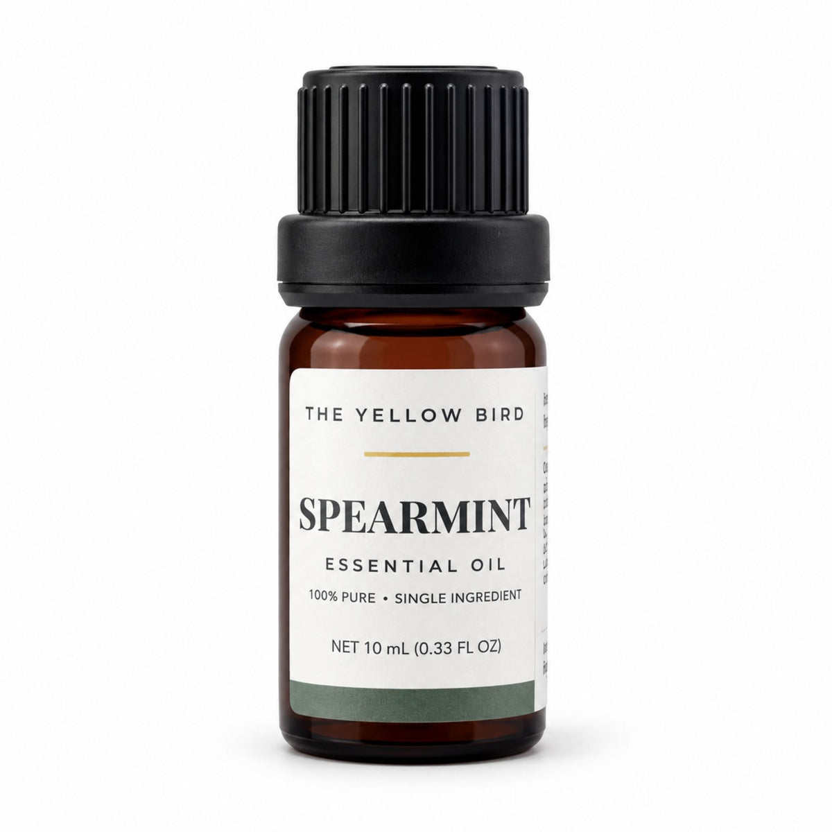 Spearmint essential oil, 10 mL amber bottle