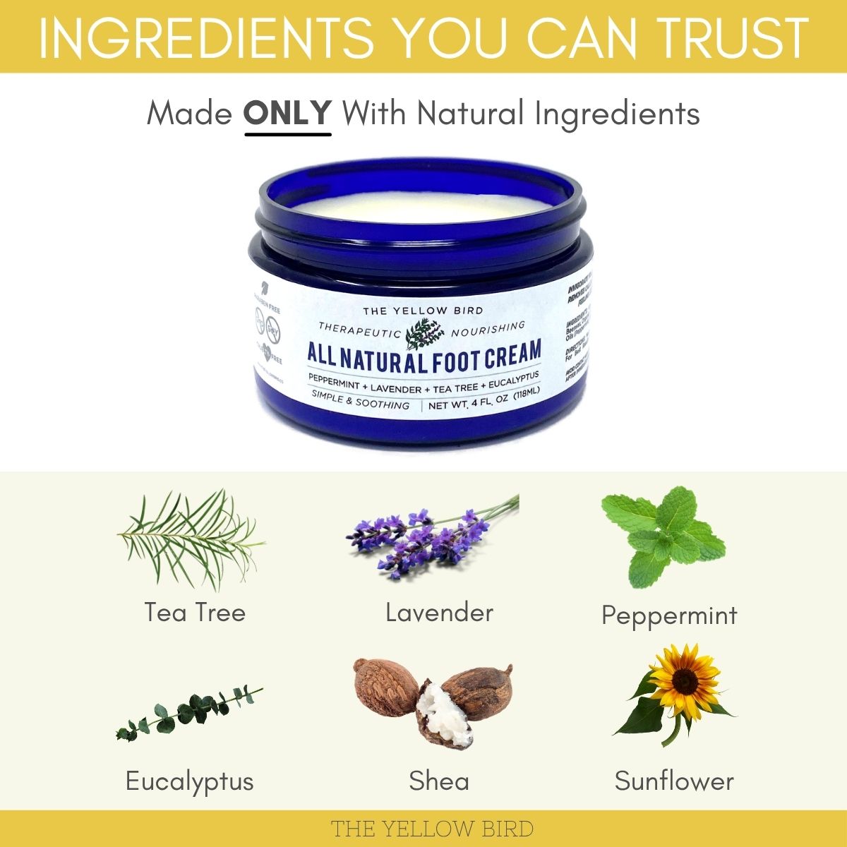 All Natural Foot Cream