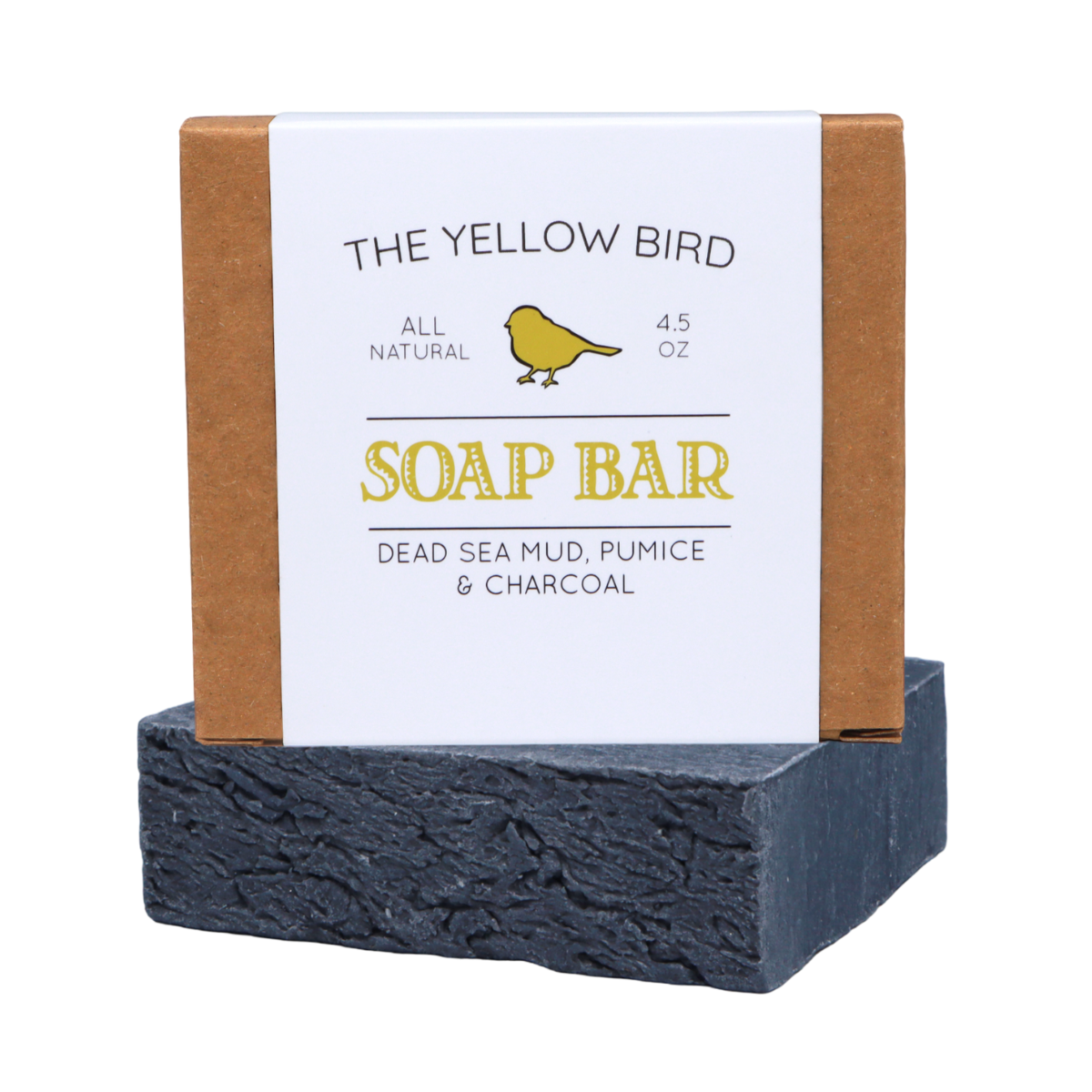 Dead Sea Mud, Pumice, Charcoal Soap Bar