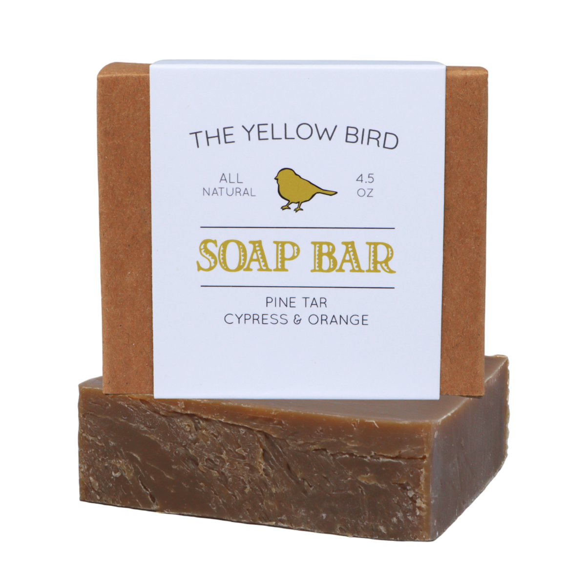 Pine Tar, Cypress, Orange Soap Bar