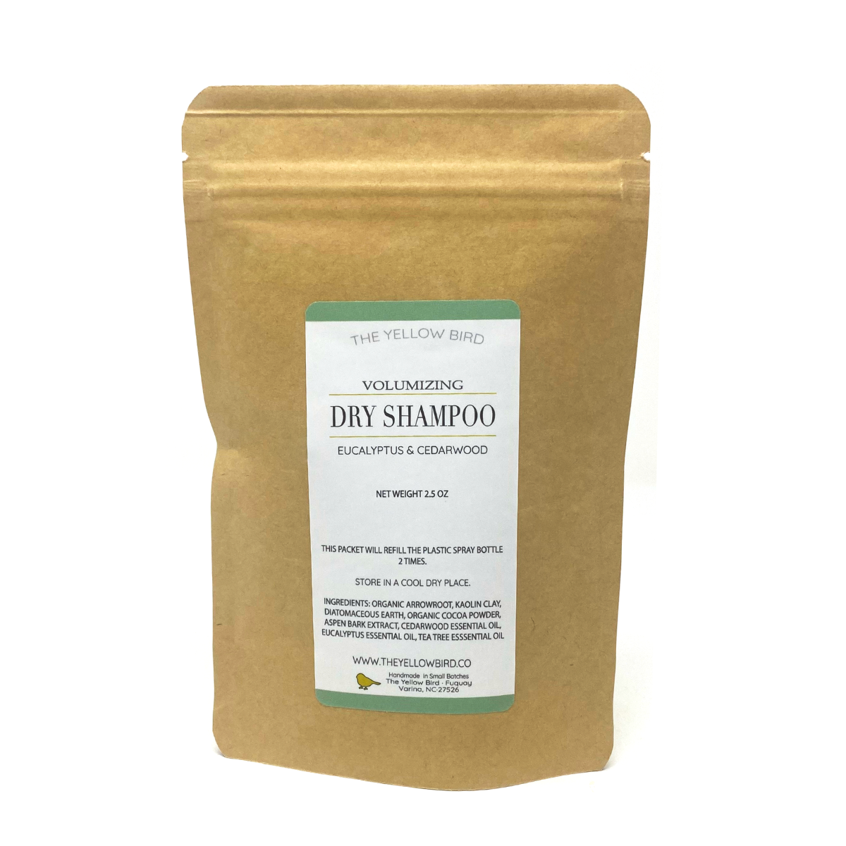 Eucalyptus Cedarwood Dry Shampoo