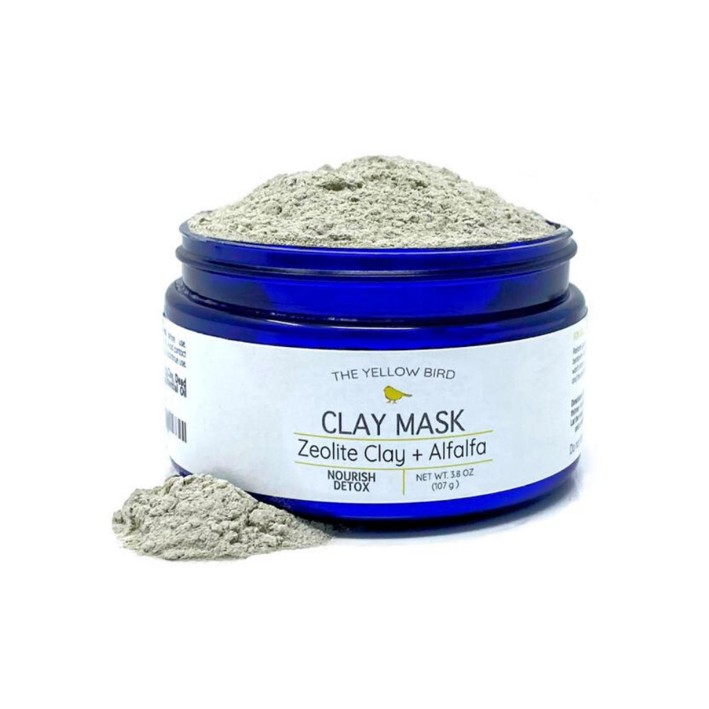 Green Clay and Alfalfa Face Mask by The Yellow Bird