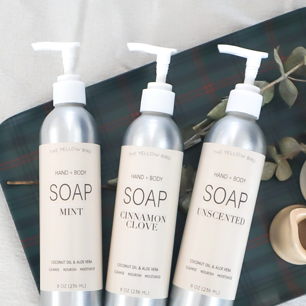 Mint Liquid Hand Soap and Body Wash